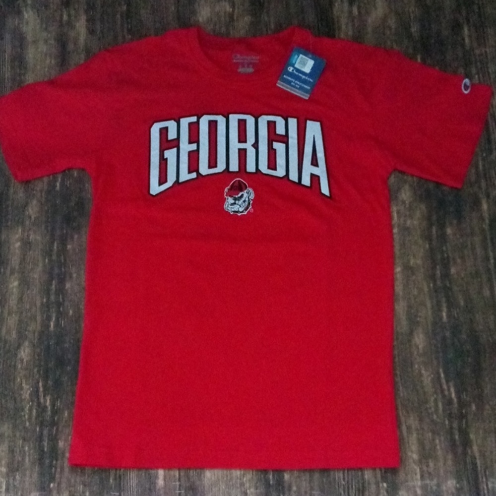 NWT Georgia BullDogs men's Champion TShirt